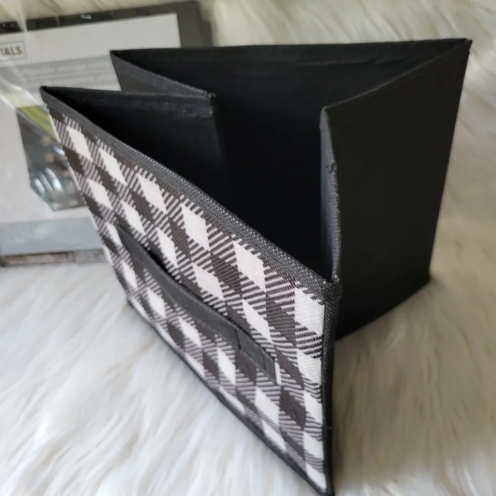Closet Essentials Set of 2 Collapsible Storage Bins